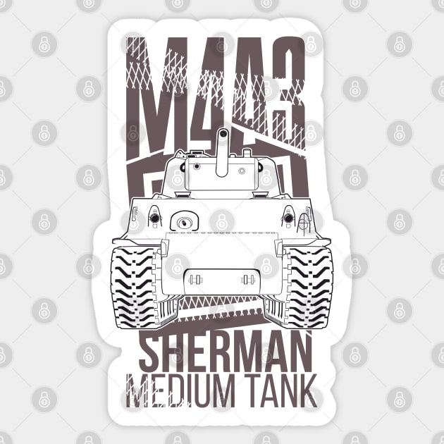 M4 Sherman Sticker by FAawRay